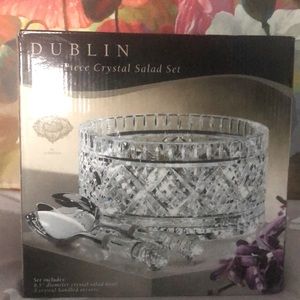 Crystal Salad Set